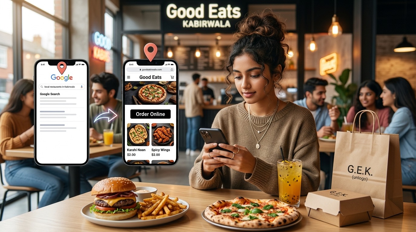 Restaurant website good for online sales